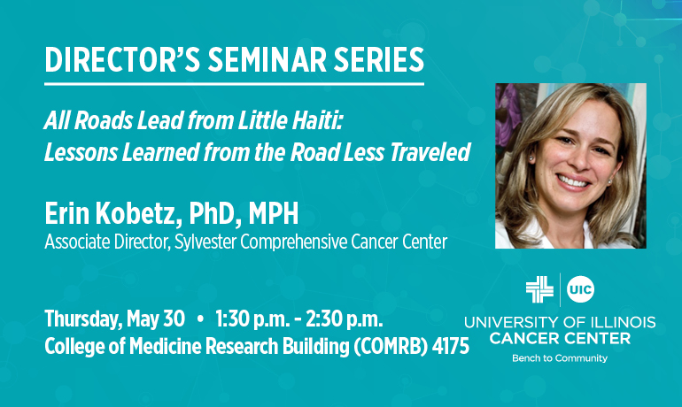 Director's Seminar Series All roads lead from Little Haiti: Lessons Learned from the Road Less Traveled.