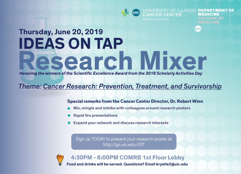 Thursday, June 20, 2019 Ideas On Tap Research Mixer