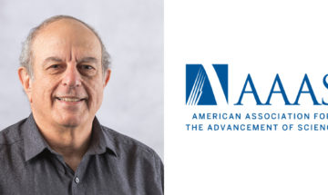 AAAS American Association For The Advancement Of Science with Nissim Hay face close up on left.