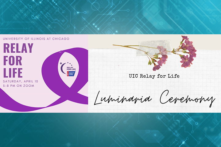 Relay For Life logo with a flower graphic and the words Luminaria Ceremony