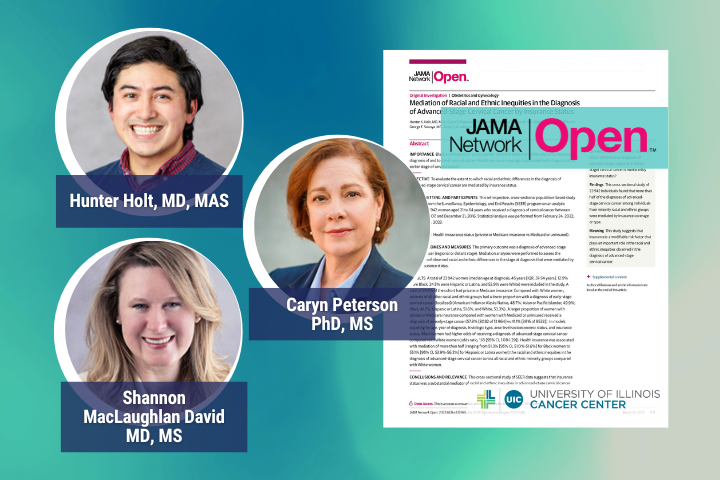 photo of the three Cancer Center members featured in this Jama Network Open publication