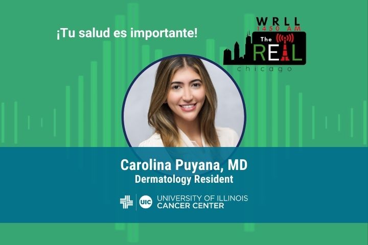 Photo of Carolina Puyana, MD, the featured guest on this month's WRLL radio spot