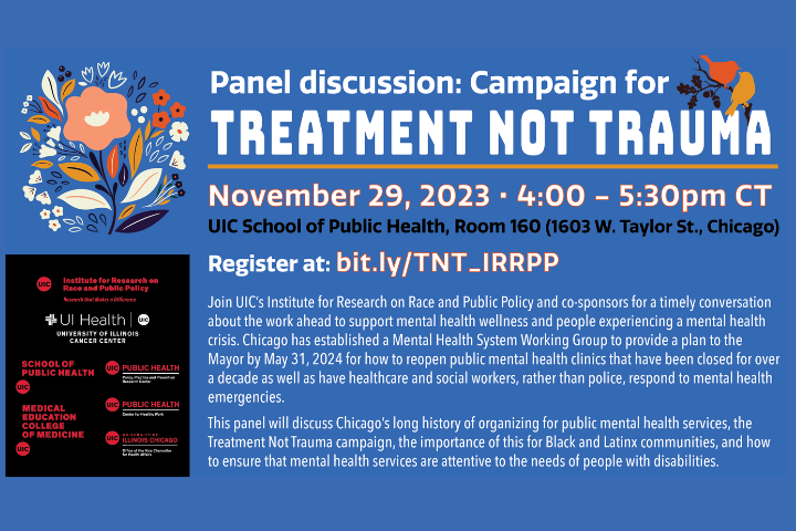 Treatment Not Trauma Campaign Image