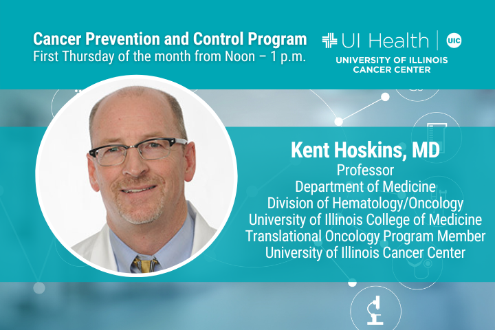 Cancer Prevention and Control Graphic with Kent Hoskins, MD