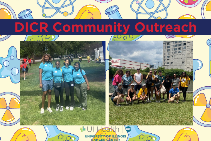 The DICR undergraduate students at the American Cancer Society (ACS) Walk & Roll fundraiser and the Chicago Chinatown Chamber of Commerce 2024 Dragon Boat Race for Literacy.