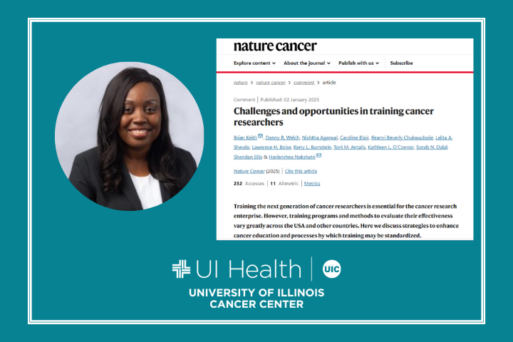 Chukwudozie in Nature Cancer - University of Illinois Cancer Center