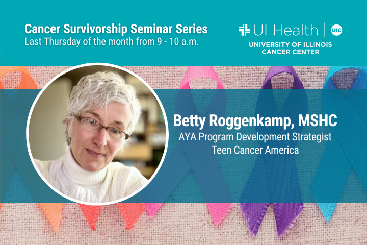 Join Betty Roggenkamp to discuss survivorship challenges faced by adolescent and young adult cancer survivors in this informative session.