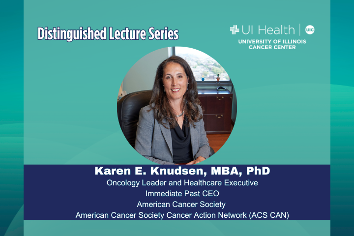 Image of Internationally recognized oncology leader and healthcare executive Karen E. Knudsen, MBA, PhD,