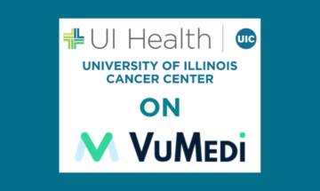 Image promotes University of Illinois Cancer Center channel on VuMedi