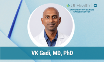 Image of VK Gadi, MD, PhD, University of Illinois Cancer Center Deputy Director