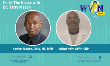 Photo of Karriem Watson, DHSc, MS, MPH and Mahari Kelly, APRN-CNP