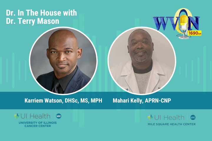 Photo of Karriem Watson, DHSc, MS, MPH and Mahari Kelly, APRN-CNP