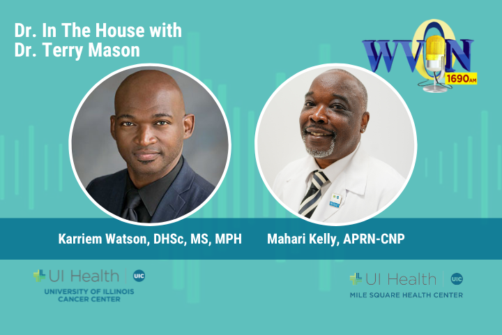 Photo of Karriem Watson, DHSc, MS, MPH and Mahari Kelly, APRN-CNP
