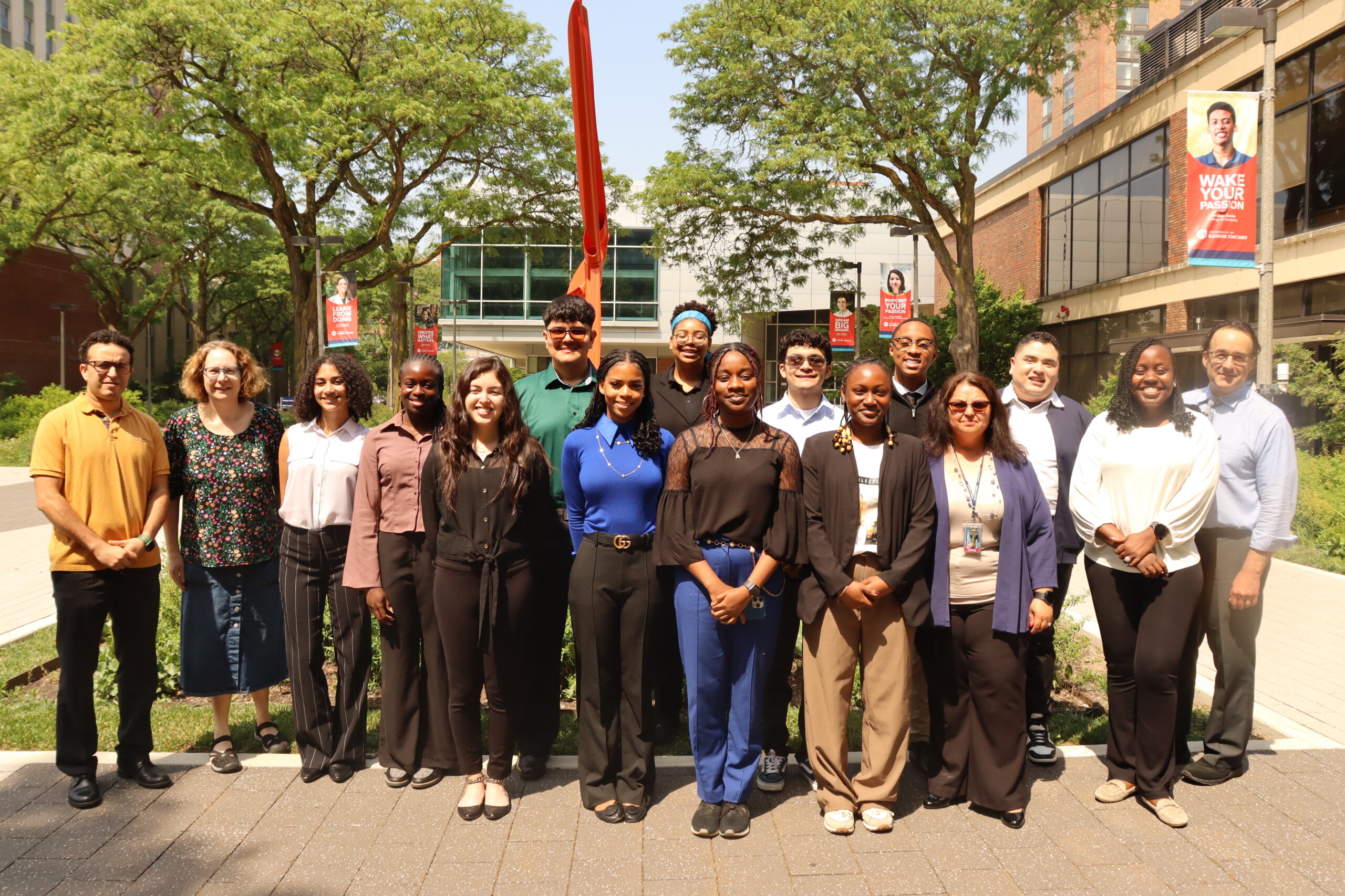 2025 UI DICR cohort of undergraduate students and Cancer Center staff